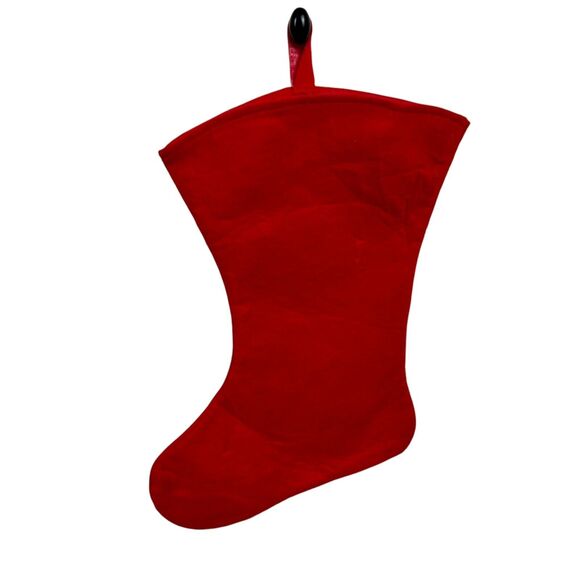 Puppy Dog Felt Christmas Stocking Spaniel Beagle Applique 18" Santa Candy Cane - Picture 3 of 10